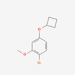 1-Bromo-4-cyclobutyloxy-2-methoxybenzene