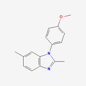 1-(4-Methoxyphenyl)-2,6-dimethylbenzimidazole