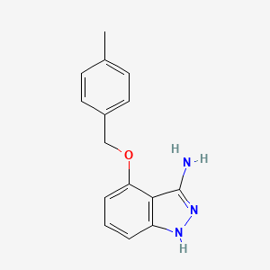 4-[(4-methylphenyl)methoxy]-1H-indazol-3-amine