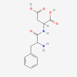 2-[(2-Amino-3-phenylpropanoyl)amino]butanedioic acid