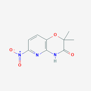 B1388420 2,2-dimethyl-6-nitro-2H-pyrido[3,2-b][1,4]oxazin-3(4H)-one CAS No. 1002726-59-1