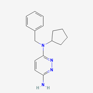 N-benzyl-N-cyclopentylpyridazine-3,6-diamine