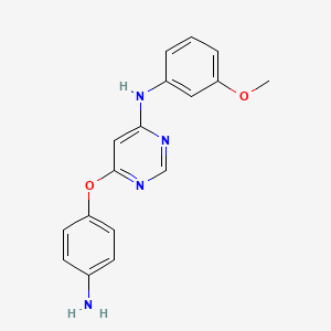 [6-(4-Amino-phenoxy)-pyrimidin-4-yl]-(3-methoxy-phenyl)-amine