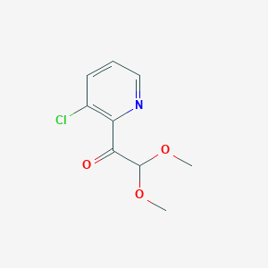 1-(3-Chloropyridin-2-yl)-2,2-dimethoxyethanone