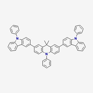 9,9-Dimethyl-10-phenyl-2,7-bis-(9-phenyl-9H-carbazol-3-yl)-9,10-dihydroacridine