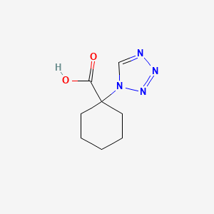 molecular formula C8H12N4O2 B1388433 1-(1H-tetrazol-1-yl)cyclohexanecarboxylic acid CAS No. 1206122-86-2