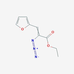 Ethyl 2-azido-3-(furan-2-yl)prop-2-enoate