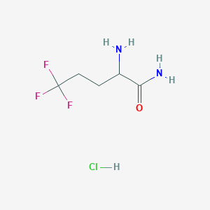 (R)-2-Amino-5,5,5-trifluoropentanamidehydrochloride