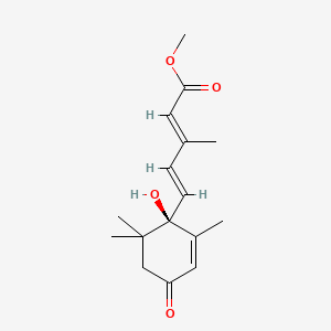 molecular formula C16H22O4 B13884439 (2Z,4E)-Methyl abscisate CAS No. 7200-31-9