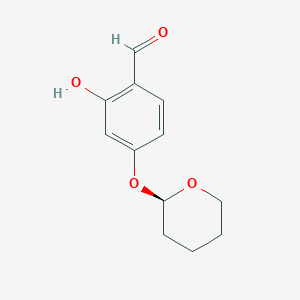 (R)-2-Hydroxy-4-((tetrahydro-2H-pyran-2-yl)oxy)benzaldehyde