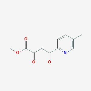 Methyl 4-(5-methyl-2-pyridyl)-2,4-dioxobutanoate