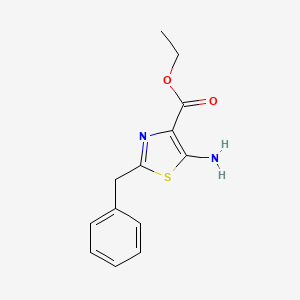 Ethyl 5-amino-2-benzyl-1,3-thiazole-4-carboxylate