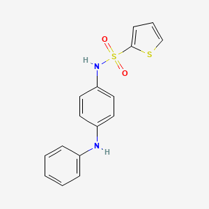 N-(4-anilinophenyl)thiophene-2-sulfonamide