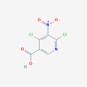 molecular formula C6H2Cl2N2O4 B1388454 4,6-Dichloro-5-nitronicotinic acid CAS No. 1192263-83-4