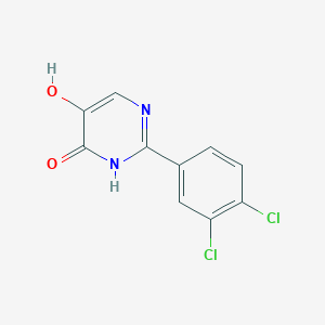 2-(3,4-dichlorophenyl)-5-hydroxy-1H-pyrimidin-6-one