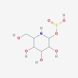 [3,4,5-Trihydroxy-6-(hydroxymethyl)piperidin-2-yl] hydrogen sulfite