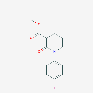 Ethyl 1-(4-fluorophenyl)-2-oxopiperidine-3-carboxylate