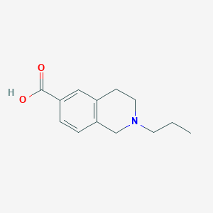 2-Propyl-1,2,3,4-tetrahydro-6-isoquinolinecarboxylic acid