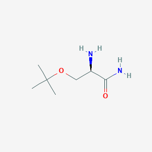 molecular formula C7H16N2O2 B1388484 (R)-2-Amino-3-(tert-butoxy)propanamide CAS No. 211755-73-6