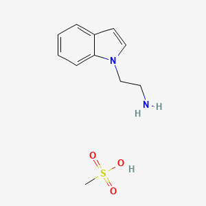 2-(1H-indol-1-yl)ethanamine methanesulfonate