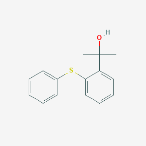 2-(2-Phenylsulfanylphenyl)propan-2-ol