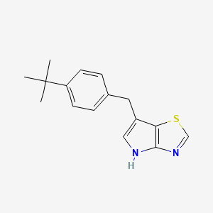 6-[(4-tert-butylphenyl)methyl]-4H-pyrrolo[2,3-d][1,3]thiazole