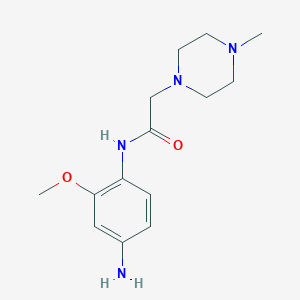 N-(4-Amino-2-methoxyphenyl)-2-(4-methylpiperazin-1-YL)acetamide