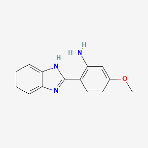 2-(1H-benzimidazol-2-yl)-5-methoxyaniline