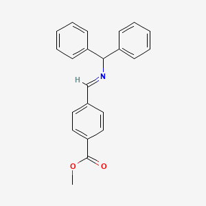 (E)-methyl 4-((benzhydrylimino)methyl)benzoate