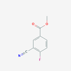 molecular formula C9H6FNO2 B1388493 Methyl 3-cyano-4-fluorobenzoate CAS No. 676602-31-6