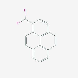 molecular formula C17H10F2 B1388496 1-(Difluoromethyl)pyrene CAS No. 1186195-16-3