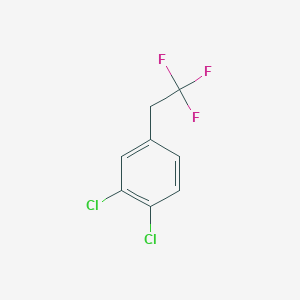 molecular formula C8H5Cl2F3 B1388499 1,2-Dichloro-4-(2,2,2-trifluoroethyl)benzene CAS No. 1099597-16-6