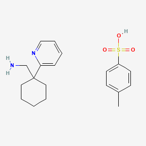 molecular formula C19H26N2O3S B1388502 (1-(Pyridin-2-yl)cyclohexyl)methanamine tosylate CAS No. 1170797-45-1