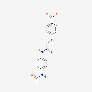 Methyl 4-[2-(4-acetamidoanilino)-2-oxoethoxy]benzoate