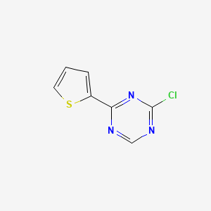 2-Chloro-4-thiophen-2-yl-1,3,5-triazine