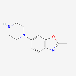 2-Methyl-6-piperazin-1-yl-1,3-benzoxazole