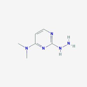 2-hydrazinyl-N,N-dimethylpyrimidin-4-amine