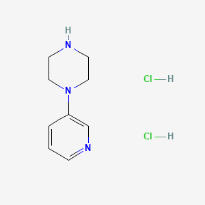 molecular formula C9H15Cl2N3 B1388520 1-吡啶-3-基-哌嗪二盐酸盐 CAS No. 470441-67-9