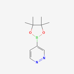 molecular formula C10H15BN2O2 B1388523 4-(4,4,5,5-Tetramethyl-1,3,2-dioxaborolan-2-yl)pyridazine CAS No. 863422-41-7