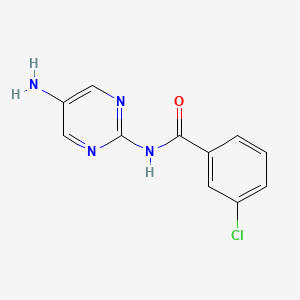 N-(5-aminopyrimidin-2-yl)-3-chlorobenzamide