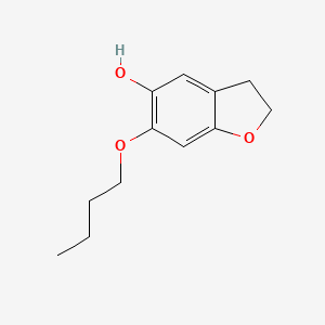 6-Butoxy-2,3-dihydro-1-benzofuran-5-ol