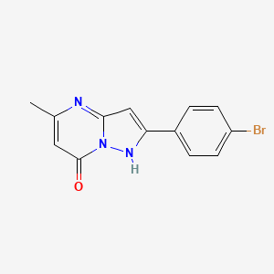 2-(4-bromophenyl)-5-methyl-1H-pyrazolo[1,5-a]pyrimidin-7-one