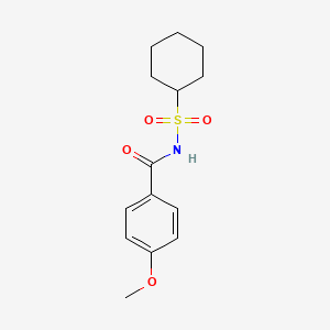 N-cyclohexylsulfonyl-4-methoxybenzamide