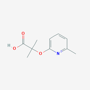 2-Methyl-2-(6-methylpyridin-2-yl)oxypropanoic acid