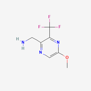 5-Methoxy-3-(trifluoromethyl)-2-pyrazinemethanamine