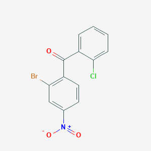 (2-Bromo-4-nitrophenyl)-(2-chlorophenyl)methanone