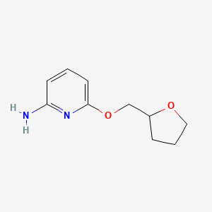 6-(Oxolan-2-ylmethoxy)pyridin-2-amine