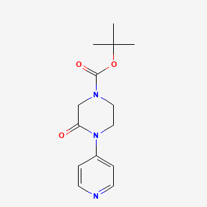 Tert-butyl 3-oxo-4-pyridin-4-ylpiperazine-1-carboxylate