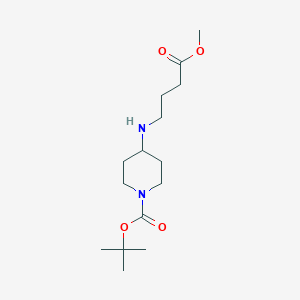 Tert-butyl 4-[(4-methoxy-4-oxobutyl)amino]piperidine-1-carboxylate