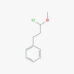 (3-Chloro-3-methoxypropyl)benzene